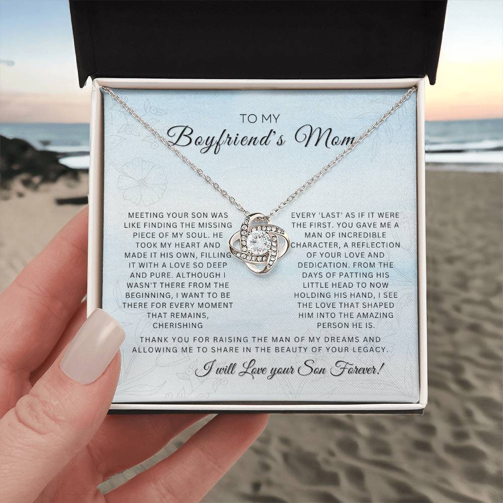 To My Boyfriend's Mom |  Love Knot Necklace