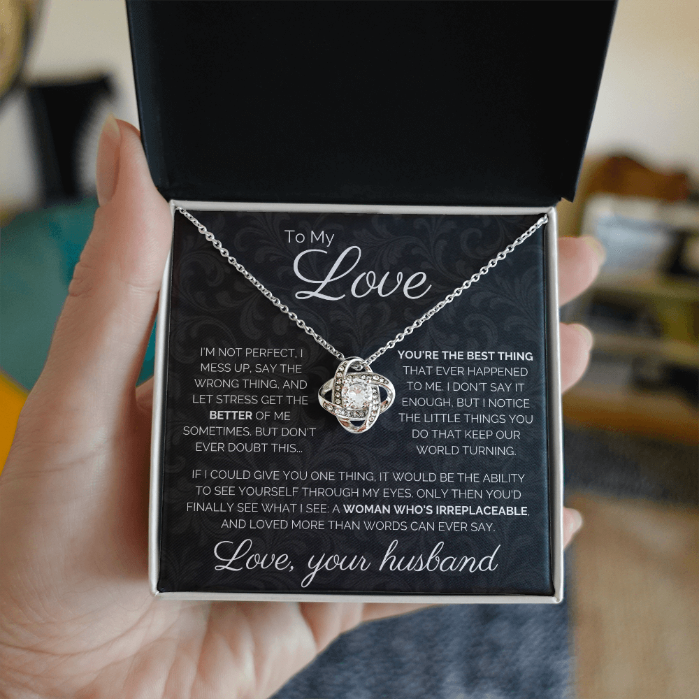 To My Love | Love Knot Necklace
