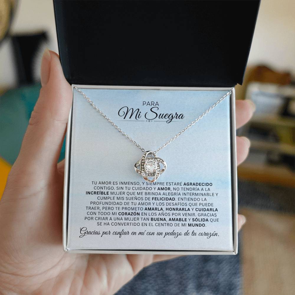 Para mi Suegra | AGRADECIDO | Cadena Love Knot