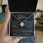 To My Love – Love Knot Necklace