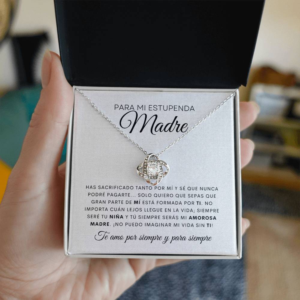 Para mi Estupenda Madre | De Tu Hijo | Cadena Love Knot