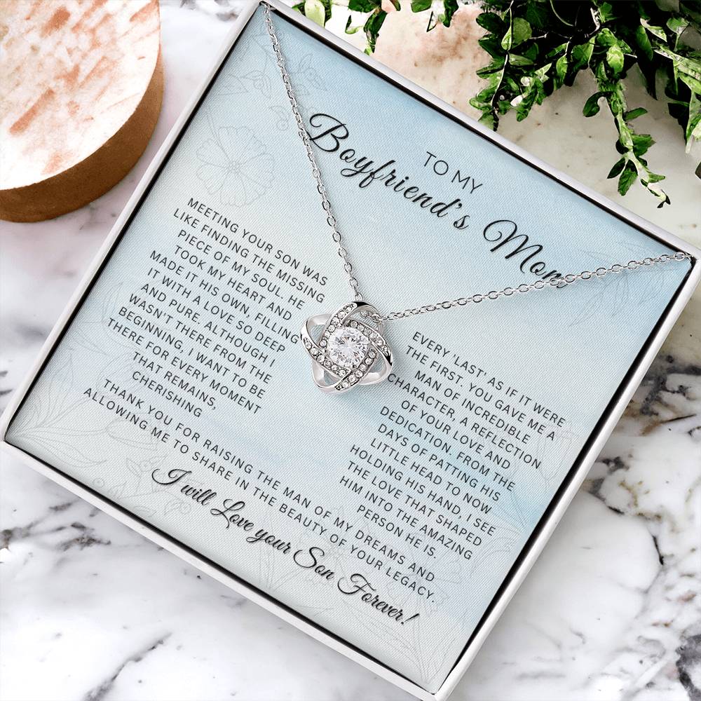 To My Boyfriend's Mom |  Love Knot Necklace