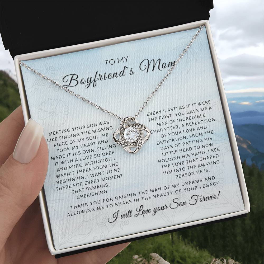 To My Boyfriend's Mom |  Love Knot Necklace