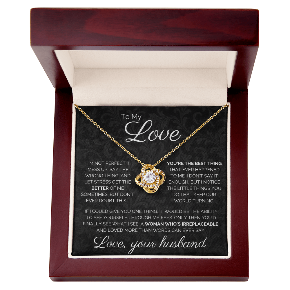 To My Love | Love Knot Necklace