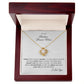 To My Badass Bonus Mom | Love Knot Necklace (Blood)