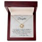 To My Daughter | Love Knot Necklace | Believe in Yourself | From Mom