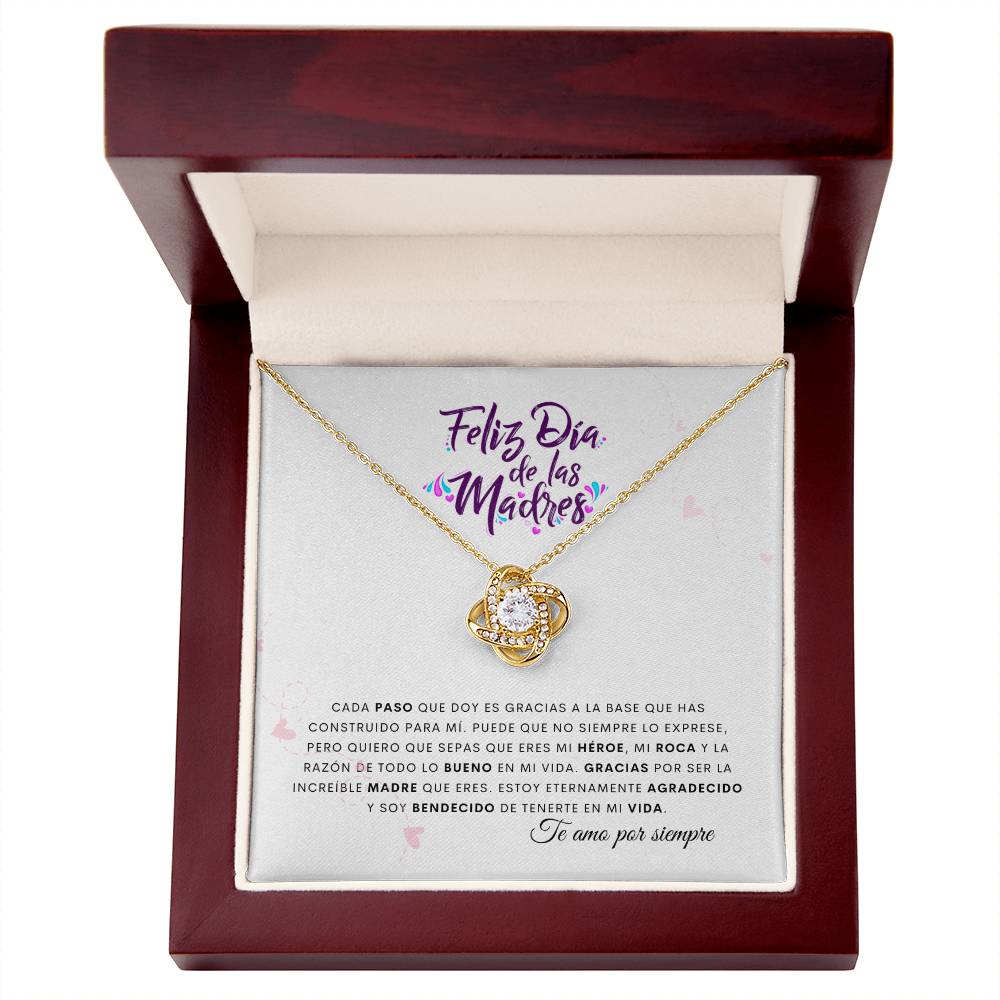 Feliz Día de las Madres | De tu Hijo | Cadena Love Knot