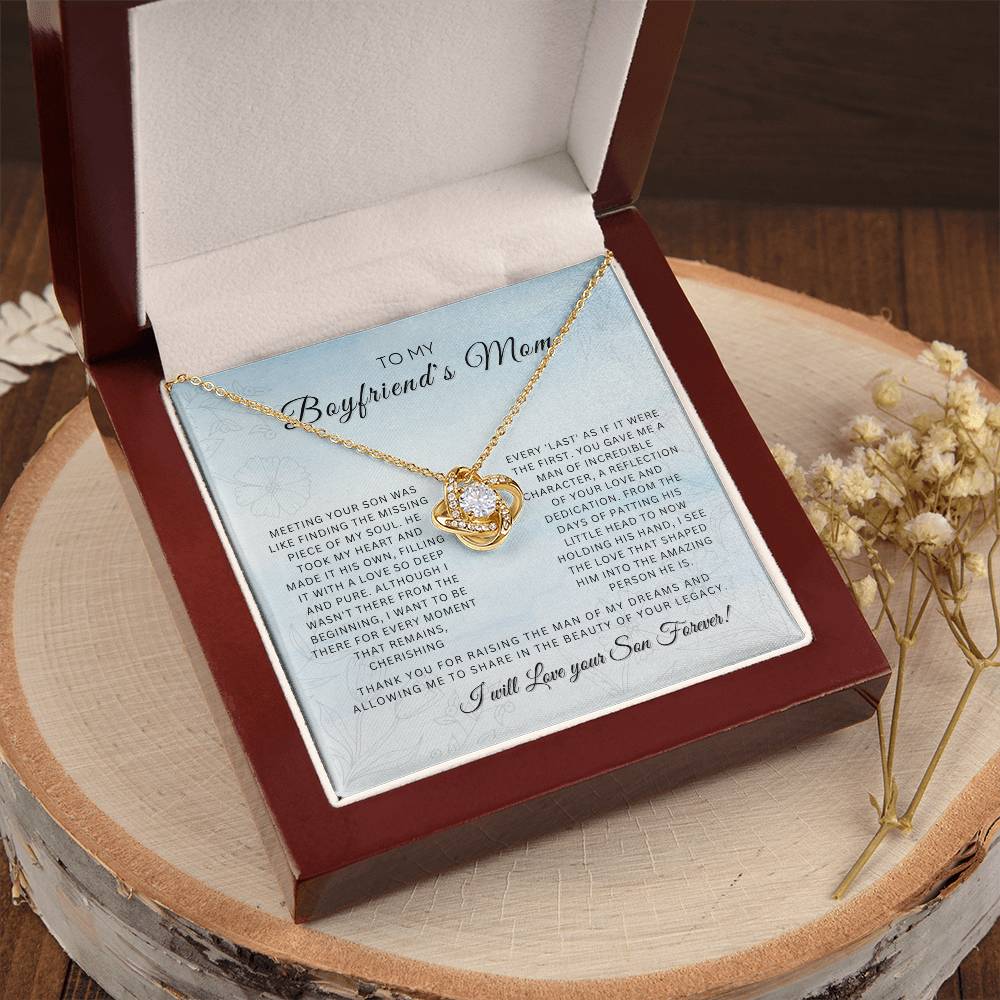 To My Boyfriend's Mom |  Love Knot Necklace