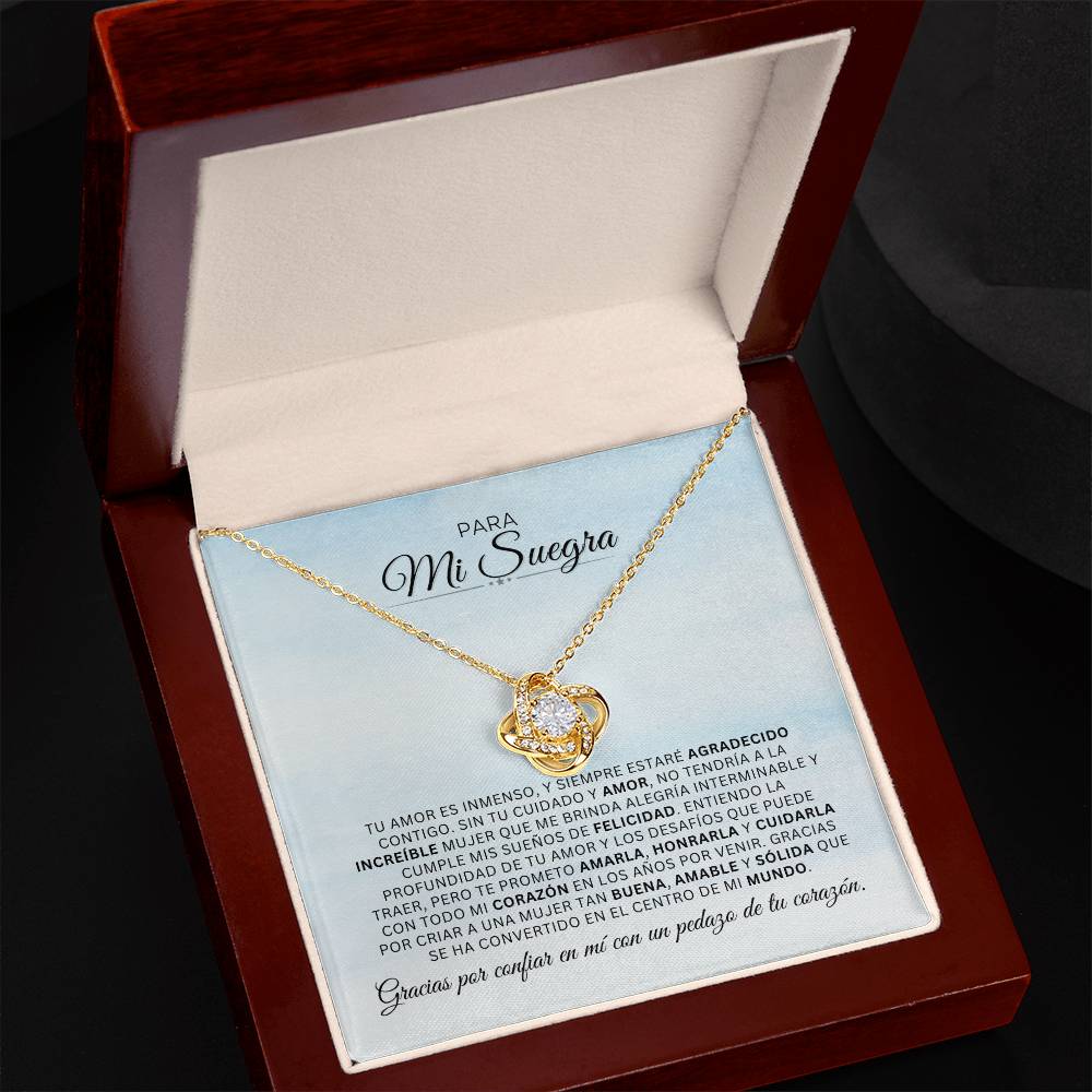 Para mi Suegra | AGRADECIDO | Cadena Love Knot