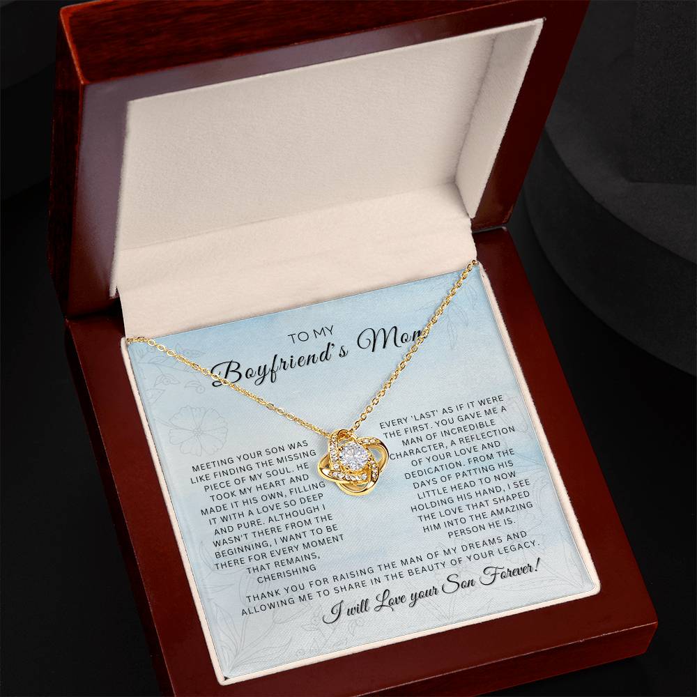 To My Boyfriend's Mom |  Love Knot Necklace