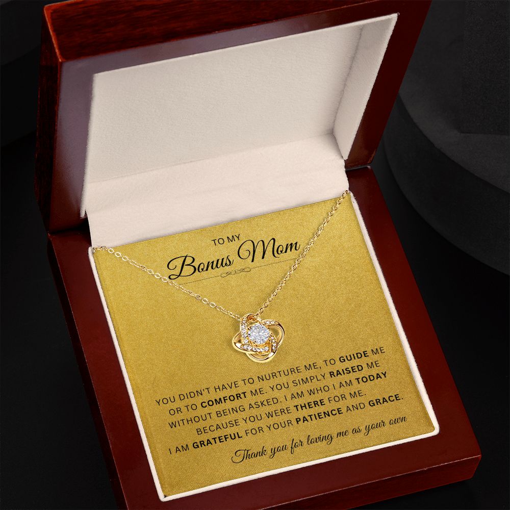 To My Bonus Mom | Love Knot Necklace