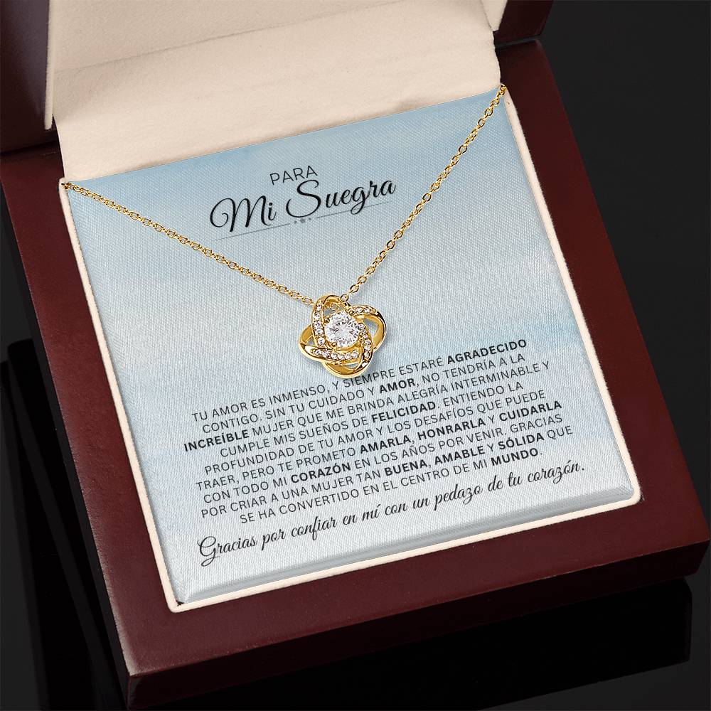 Para mi Suegra | AGRADECIDO | Cadena Love Knot