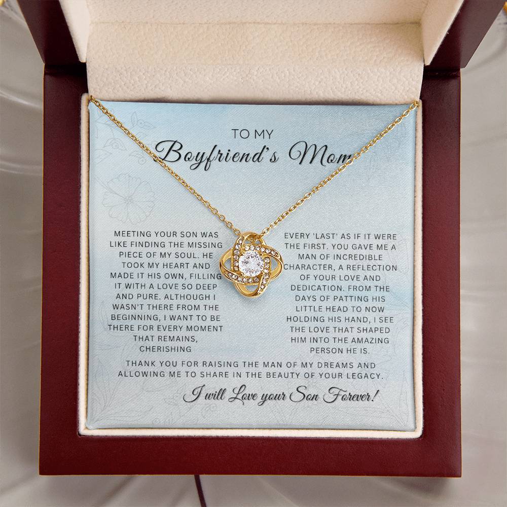 To My Boyfriend's Mom |  Love Knot Necklace