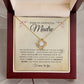 Para Mi Hermosa Madre | De Tu Hijo | Cadena Love Knot