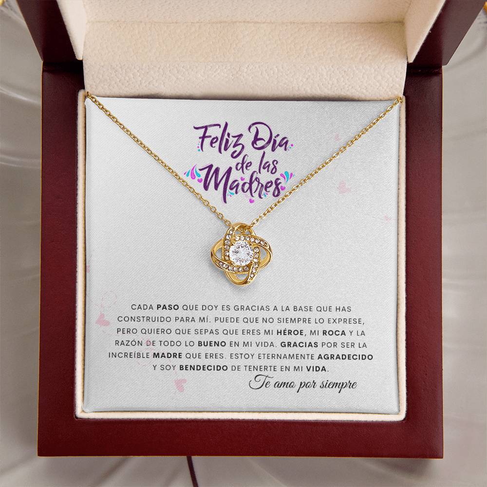 Feliz Día de las Madres | De tu Hijo | Cadena Love Knot
