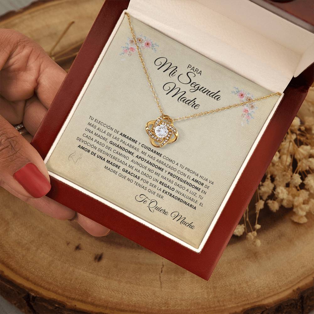 Para Mi Segunda Madre | De Tu Hija | Cadena Love Knot