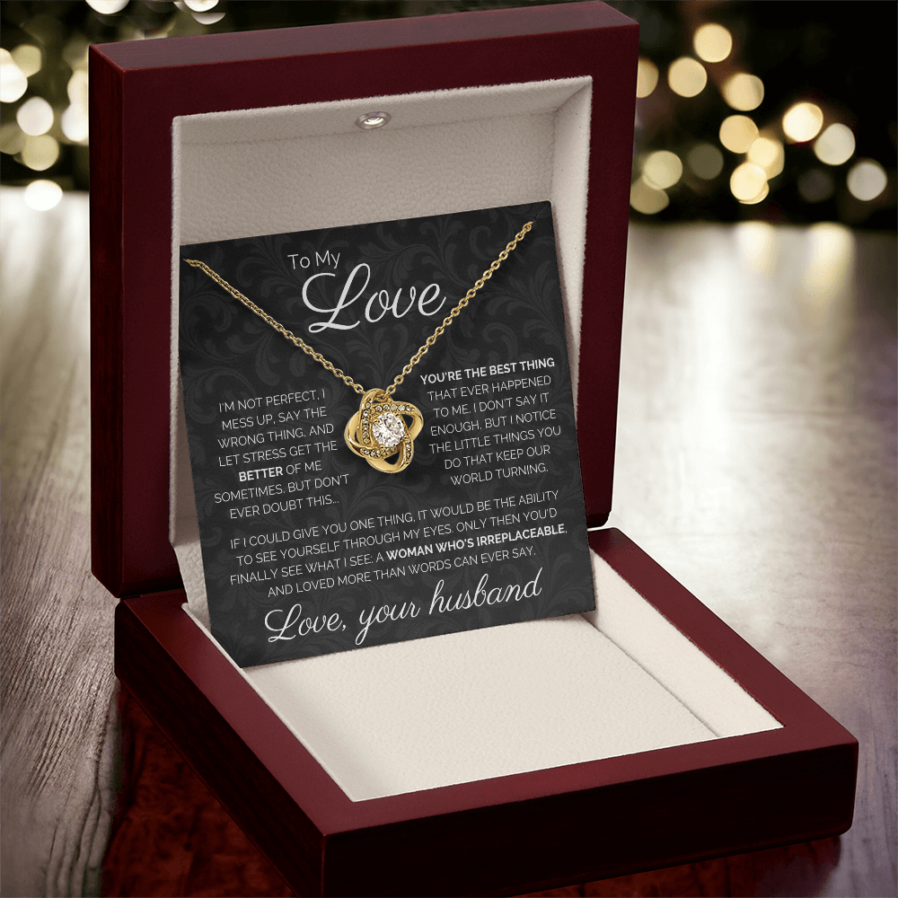 To My Love | Love Knot Necklace