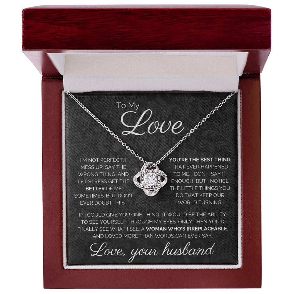To My Love | Love Knot Necklace