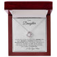 To My Daughter | Love Knot Necklace | Believe in Yourself | From Mom