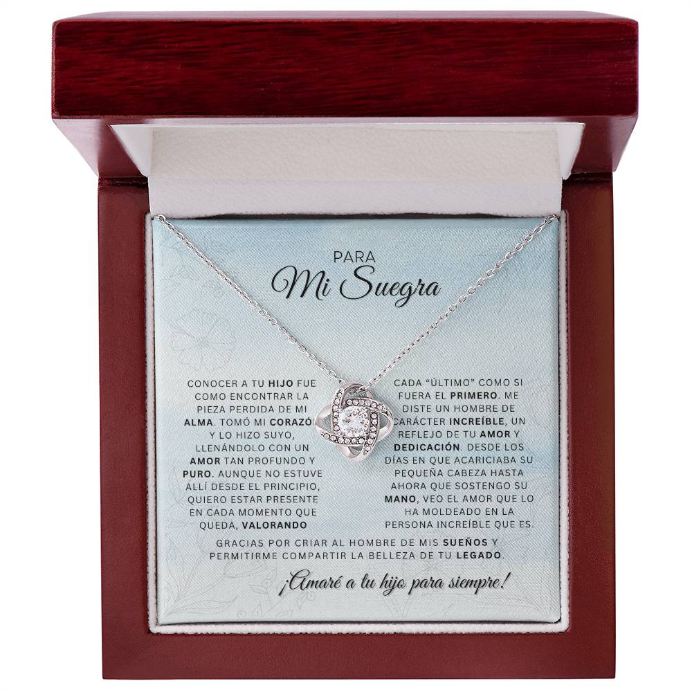 Para Mi Suegra | Conocer a tu Hijo | Cadena Love Knot