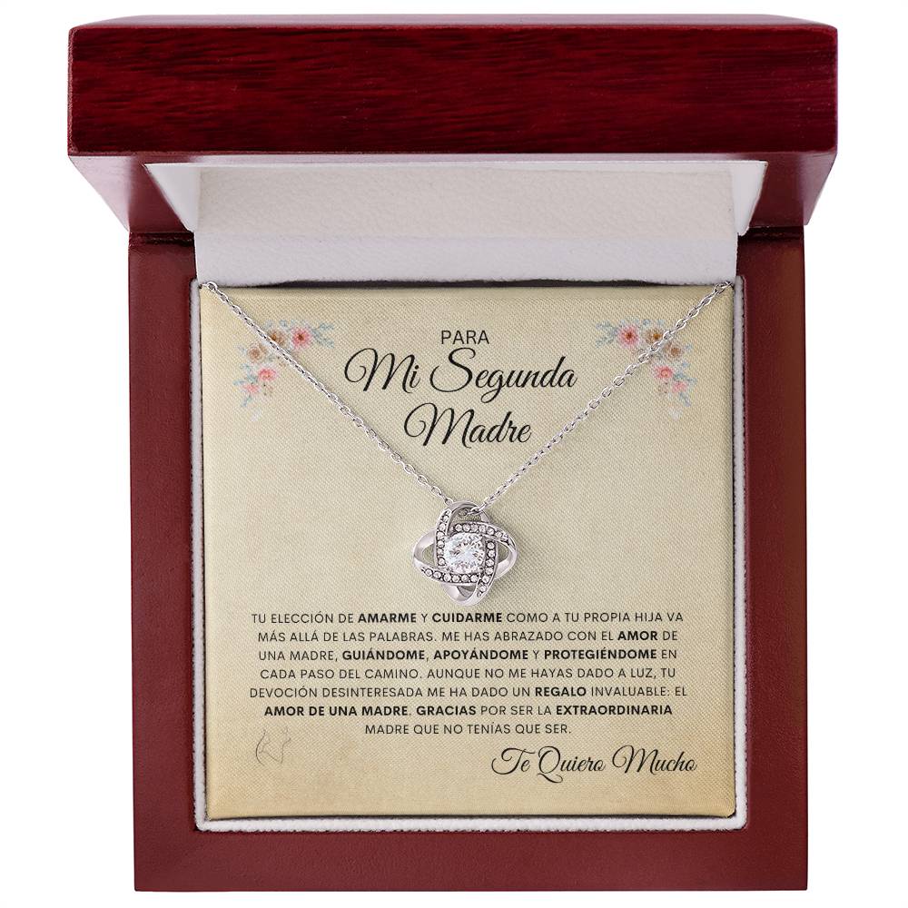 Para Mi Segunda Madre | De Tu Hija | Cadena Love Knot