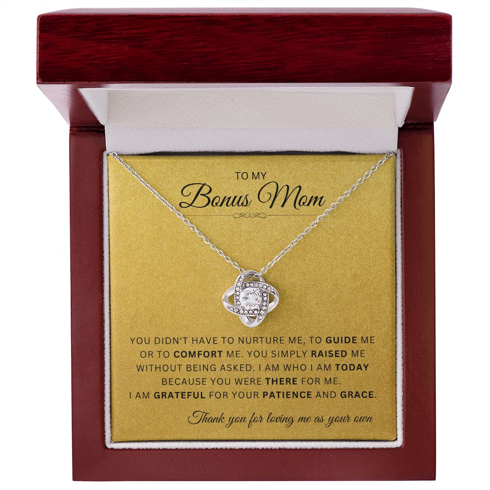 To My Bonus Mom | Love Knot Necklace