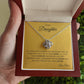 To My Daughter | In your Heart | Love Knot Necklace