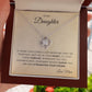 To My Daughter |  Love Knot Necklace | In your Heart | From Mom