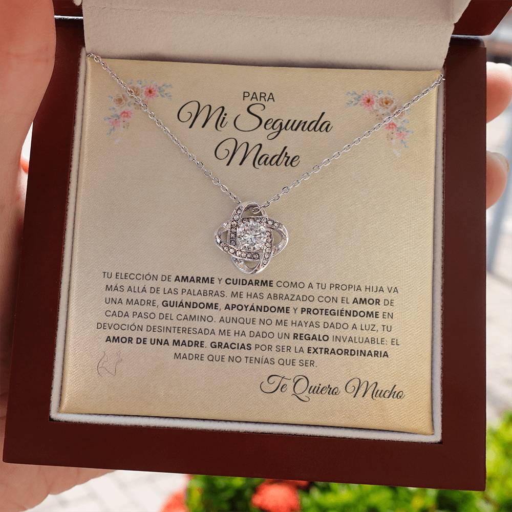 Para Mi Segunda Madre | De Tu Hija | Cadena Love Knot