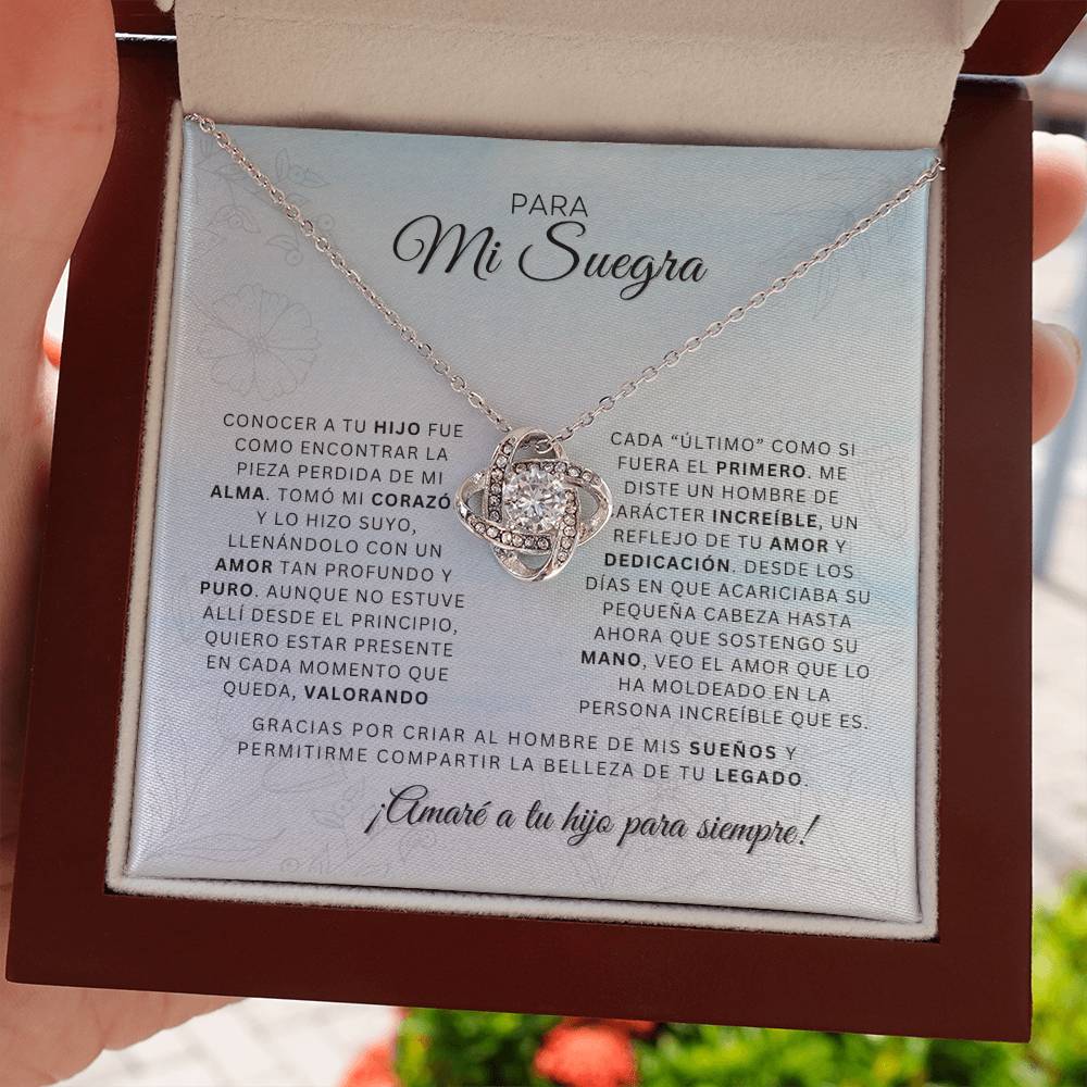 Para Mi Suegra | Conocer a tu Hijo | Cadena Love Knot
