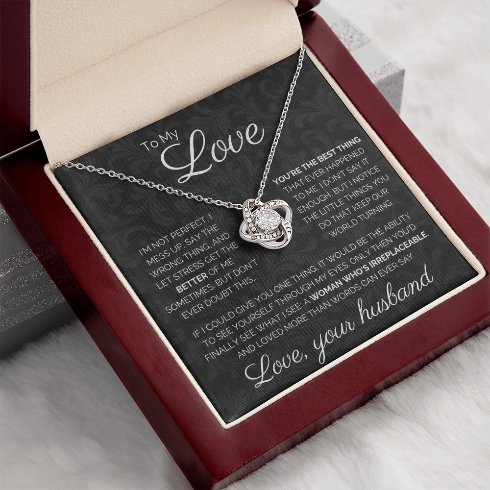 To My Love | Love Knot Necklace