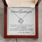 To My Beloved Granddaughter | Love Knot Necklace