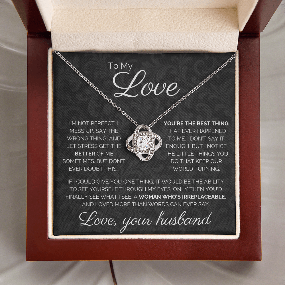 To My Love | Love Knot Necklace