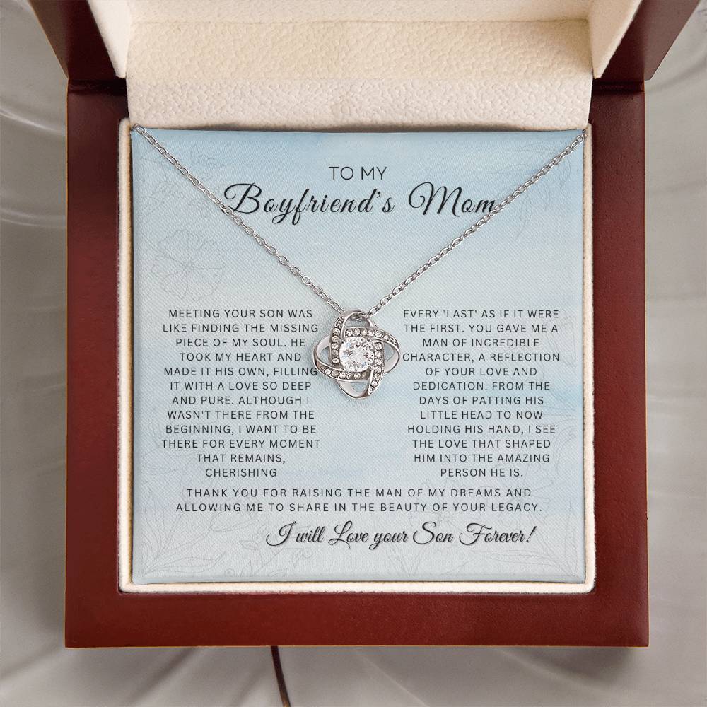 To My Boyfriend's Mom |  Love Knot Necklace