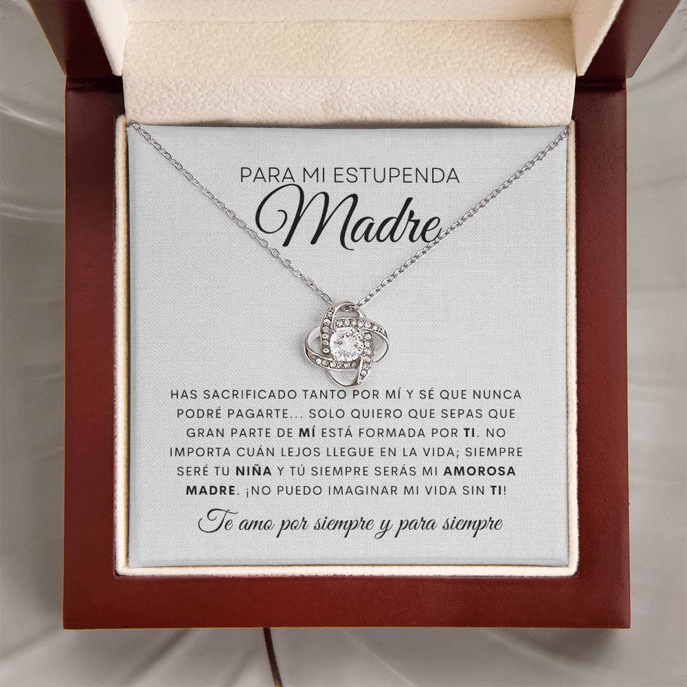 Para mi Estupenda Madre | De Tu Hijo | Cadena Love Knot