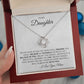 To My Daughter | Love Knot Necklace | Believe in Yourself | From Mom