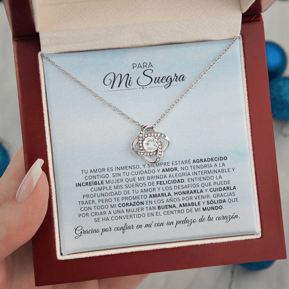 Para mi Suegra | AGRADECIDO | Cadena Love Knot