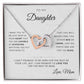 To My Daughter | Interlocking Hearts | From Mom