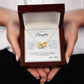 To My Daughter | Interlocking Hearts | From Dad