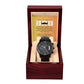 To My Dad | Happy Father's Day | Black Chronograph Watch