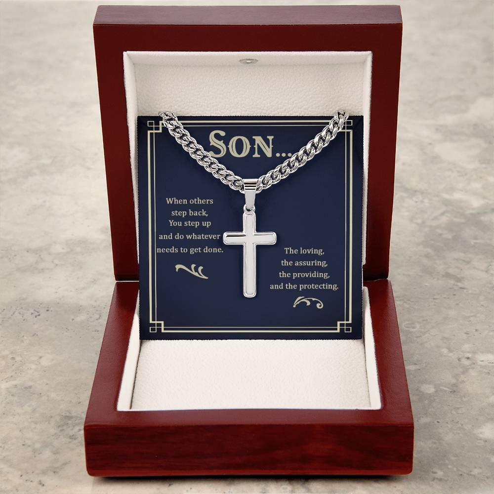 To My Son | Cuban Chain Necklace
