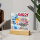 Happy 1st Father's Day | From Baby | Acrylic Plaque Square
