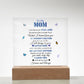 To My Mom | From your Daughter | Acrylic Square Plaque