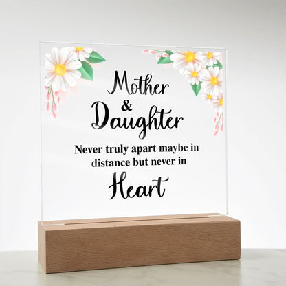 Mother and Daughter | Acrylic Square Plaque