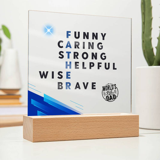 Father | Acrylic Plaque Square