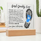 Best Daddy Ever | From Little Baby | Square Acrylic Plaque