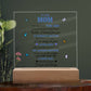 To My Mom | From your Son | Acrylic Square Plaque