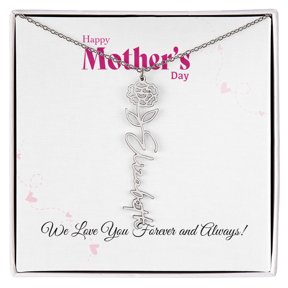 Happy Mother's Day_Flower Name Necklace