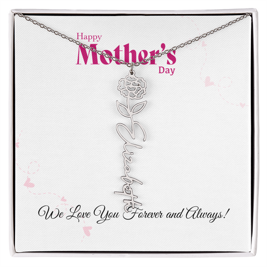 Happy Mother's Day_Flower Name Necklace