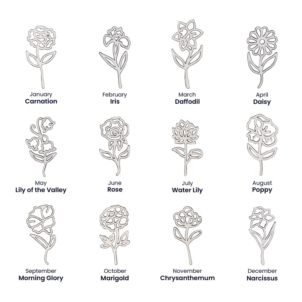 Happy Mother's Day_Flower Name Necklace